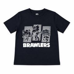 Boys Brawlers Graphic T-Shirt – Premium Cotton Gaming Tee | Black