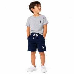Kids Boys Classic Logo T-Shirt – Light Grey