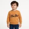 Kids Casual Sweatshirt – New York Embroidery (Mustard Yellow)