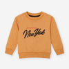 Kids Casual Sweatshirt – New York Embroidery (Mustard Yellow)