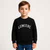 Boys Black "LUMIERE"  Embroidery.Sweatshirt