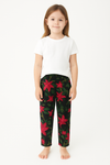 Girls Black & Red Trouser