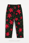 Girls Black & Red Trouser