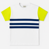 White With Black  T-Shirt