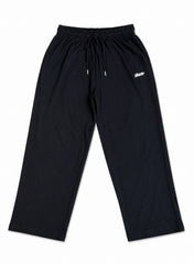 Women’s Black Oversized T-Shirt & Wide-Leg Trouser Co-Ord Set