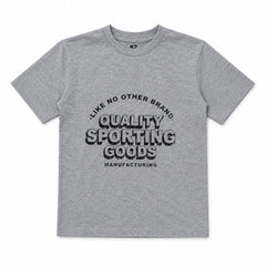 Boys Grey Quality Sporting Goods Graphic T-Shirt