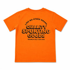Boys Orange Graphic T-Shirt – Quality Sporting Goods Print