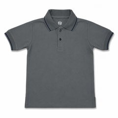 Kids Charcoal Grey Premium Polo Shirt