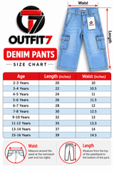 Boys Premium Blue Denim Jeans | Classic Straight Fit