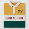 High School logo polo shirt