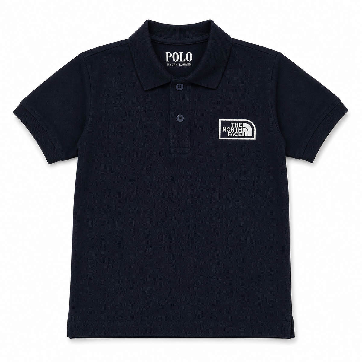 Kids Black Polo Shirt – The North Face Style | Premium Cotton PK Polo