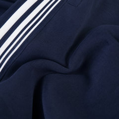 Men's Navy Baggy Trousers with Side Stripes – Relaxed Fit
