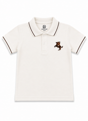 Kidsclub7 Boys Classic Polo Shirt – Off White