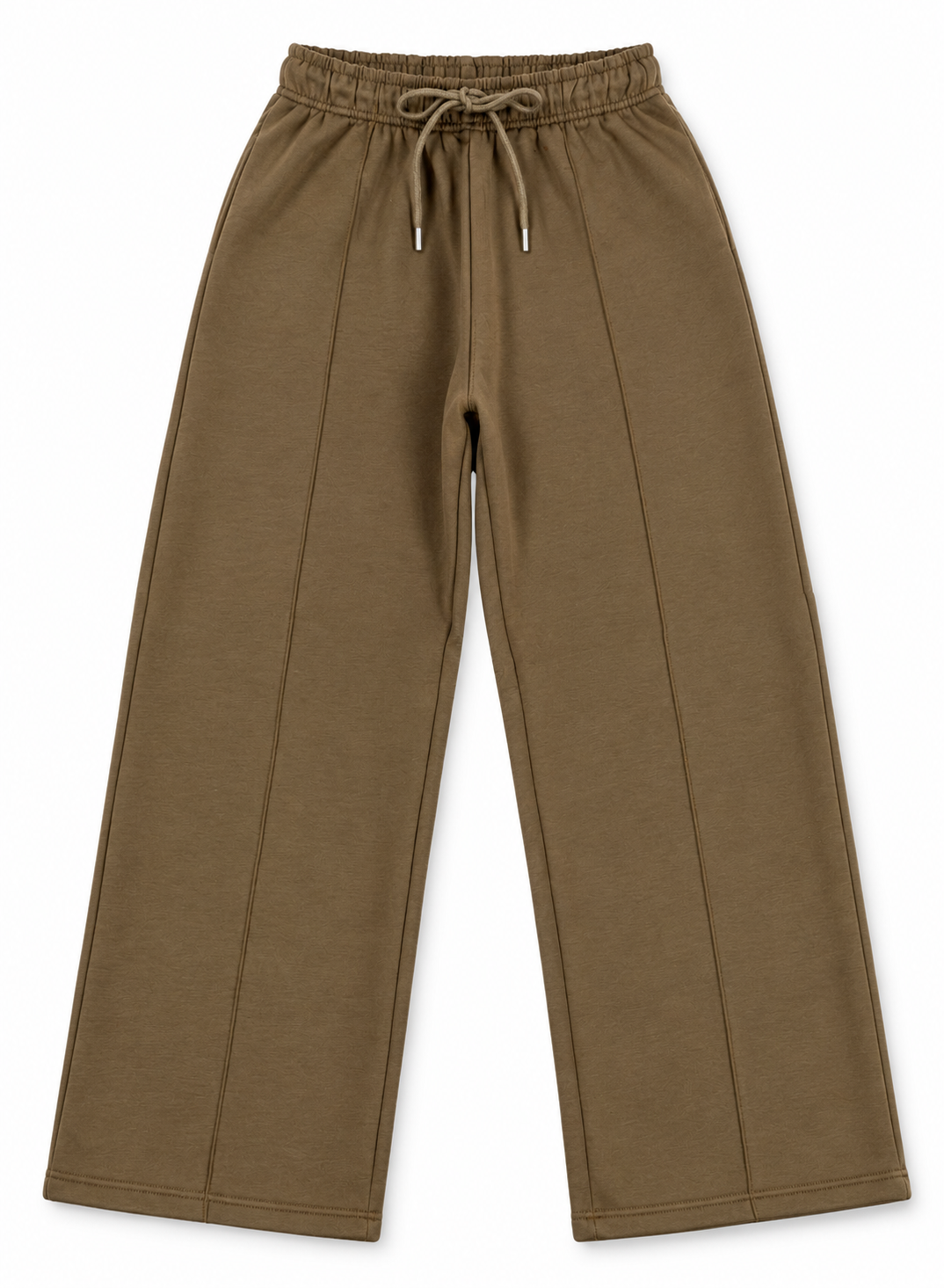 Men’s Baggy Fit Trousers – Brown | 100% Cotton Fleece