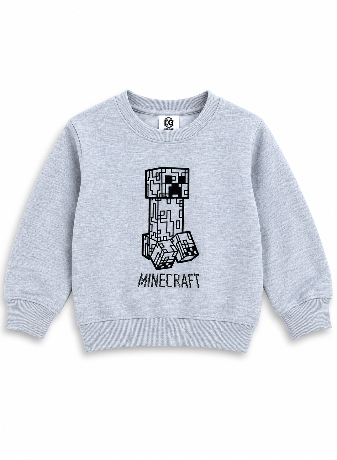 Boys Grey Minecraft Graphic Sweatshirt
