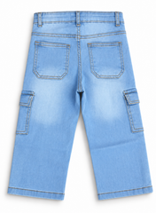Boys Baggy Light Blue Cargo Jeans – Premium jeans