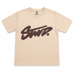 Kids Beige Graphic T-Shirt – SWT Print