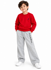 Boys Red  Sweatshirt Tarry Fabric