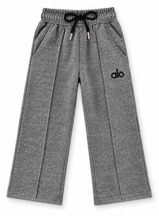Boys’ Grey Wide-Leg Trouser