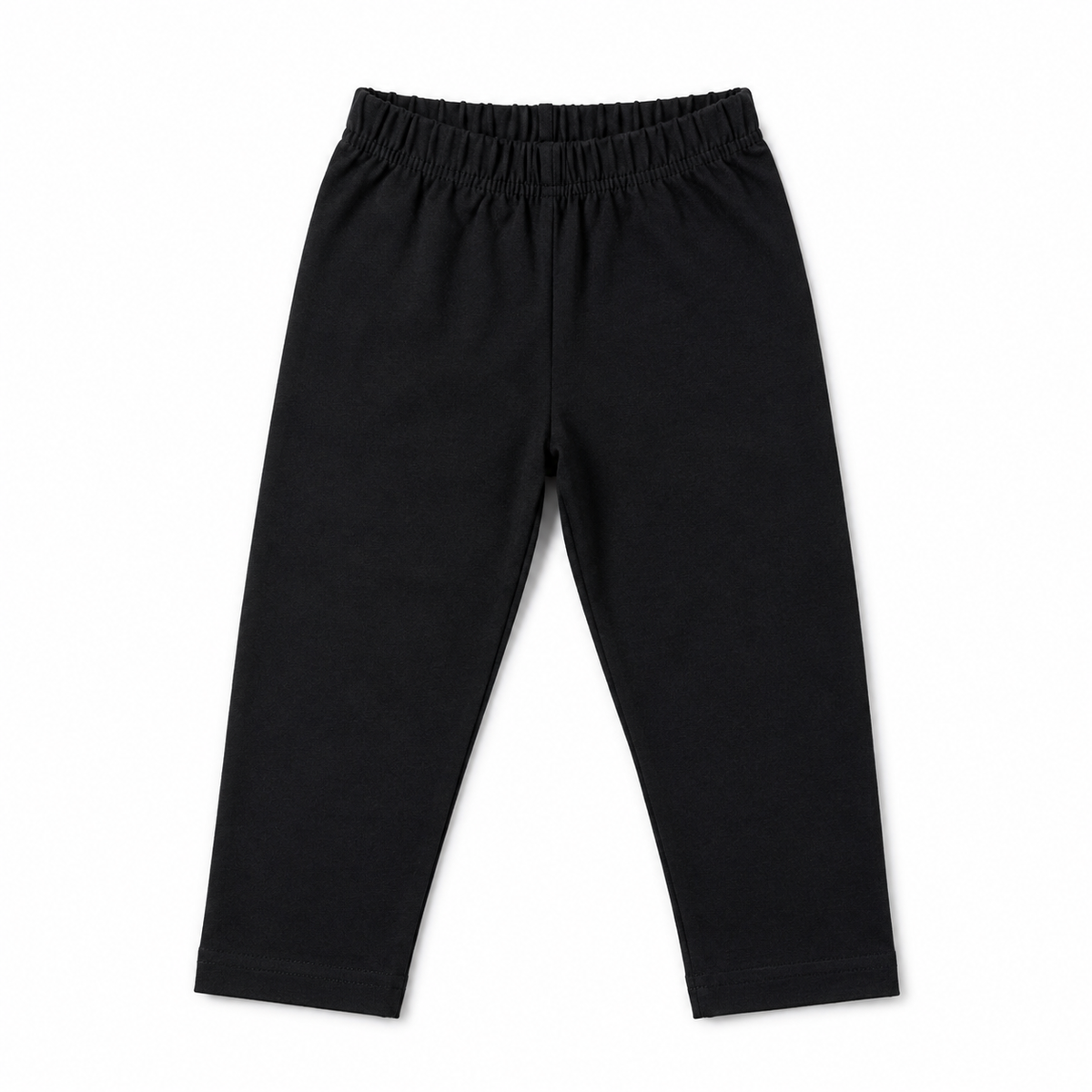 Girls Black Cotton Tight