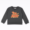 Kids’ Dark Grey Sweatshirt – Tom & Jerry Cartoon Print