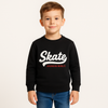 Boys Black "Skate" Sweatshirt